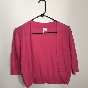 Frenchi hot pink cardigan